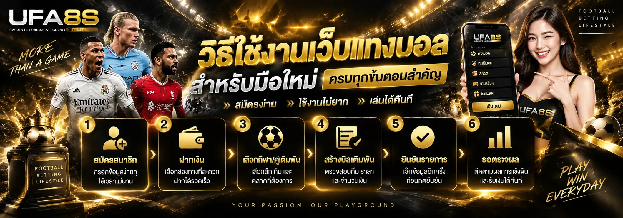 วิธีใช้งานเว็บแทงบอล