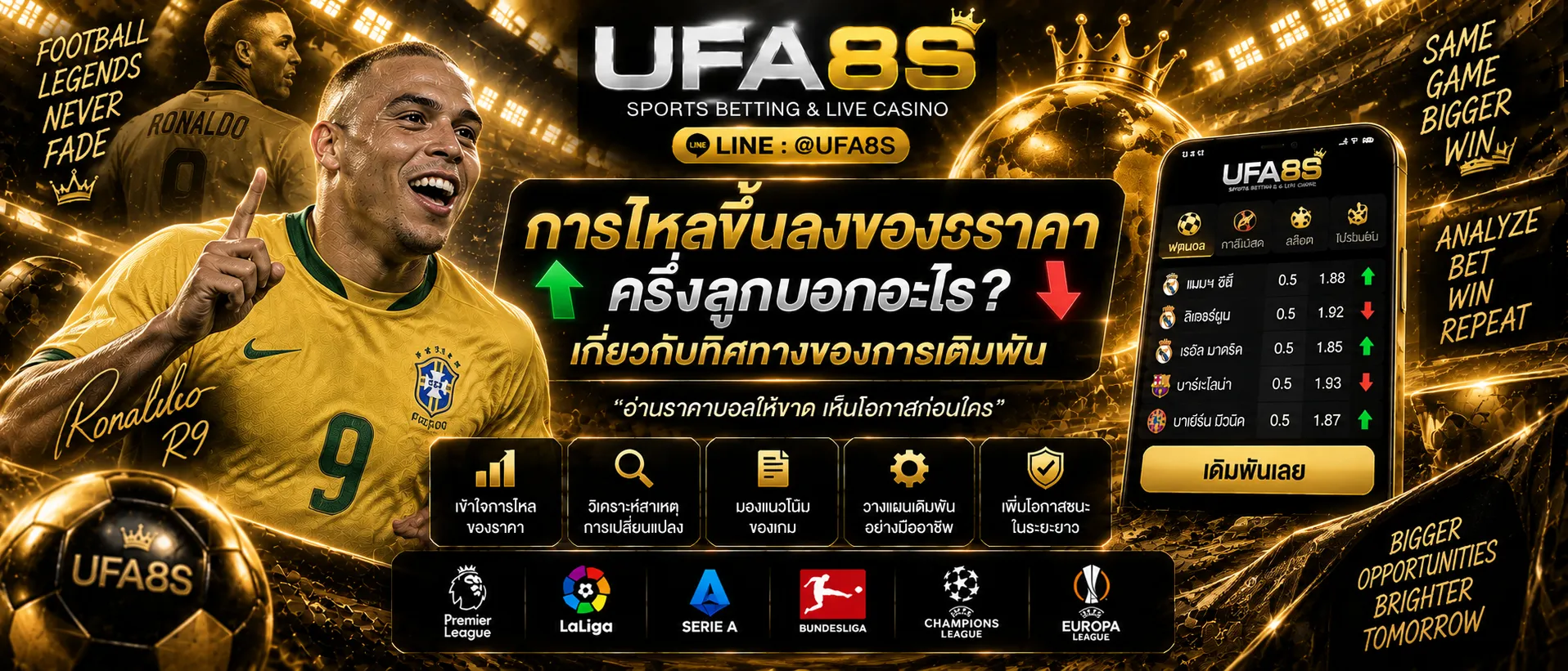 ราคาบอล 0.5