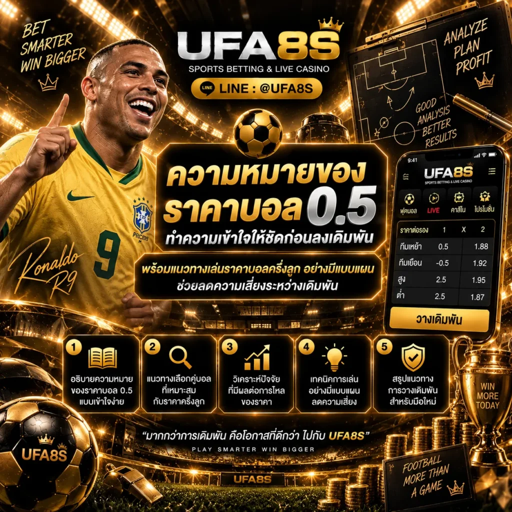 ราคาบอล 0.5