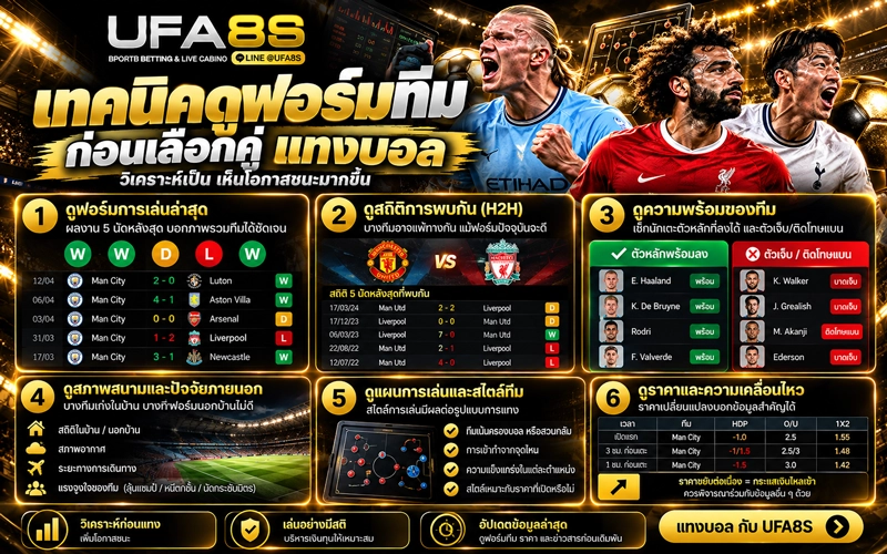 เทคนิคดูฟอร์มทีม
